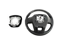 Toyota Land Cruiser 200 2007-2021 гг. Руль в сборе дизайн TLC300 (Натуральный карбон) фото 5