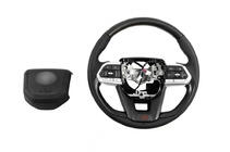 Toyota Land Cruiser 200 2007-2021 гг. Руль в сборе дизайн TLC300 (дерево) фото 1