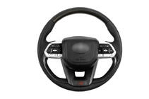 Toyota Land Cruiser 200 2007-2021 гг. Руль в сборе дизайн TLC300 (дерево) фото 6