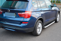 BMW X3 F25 2011-2018 гг. Боковые Подножки Fullmond (2 шт., Алюминий) фото 7