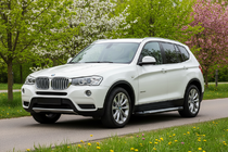BMW X3 F25 2011-2018 гг. Боковые пороги Allmond Grey (2 шт., алюминий) фото 1