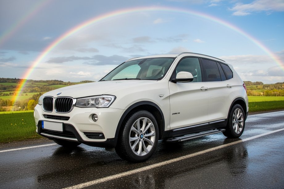 BMW X3 F25 2011-2018 гг. Боковые Подножки Rainbow (2 шт., Алюминий) Image