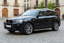 BMW X3 F25 2011-2018 гг. Боковые Подножки Maydos V2 (2 шт., Алюминий) фото 1