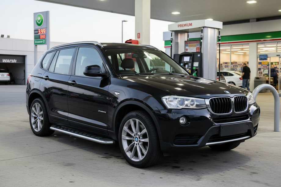BMW X3 F25 2011-2018 гг. Боковые Подножки Maydos V1 (2 шт., Алюминий) Image