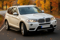 BMW X3 F25 2011-2018 гг. Боковые Подножки Bosphore Grey (2 шт., Алюминий) фото 1