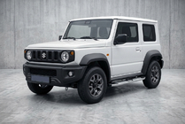 Suzuki Jimny 2018- гг. Боковые Подножки Mevsim Grey (2 шт., Алюминий) фото 1