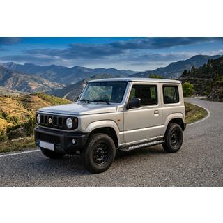 Боковые Подножки Vision New Grey (2 шт., Алюминий) Suzuki Jimny 2018- гг. фото 1