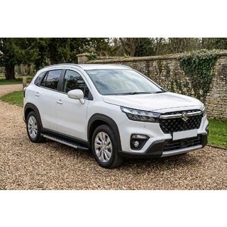 Боковые Подножки Duru (2 шт., Алюминий) Suzuki SX4 S-Cross 2021- гг. фото 1