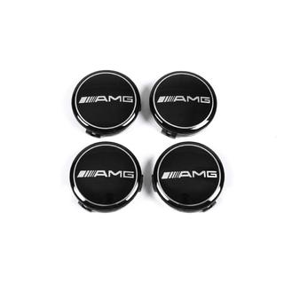 Колпачки на диски AMG 71/75 мм (комплект 4 шт) фото 1