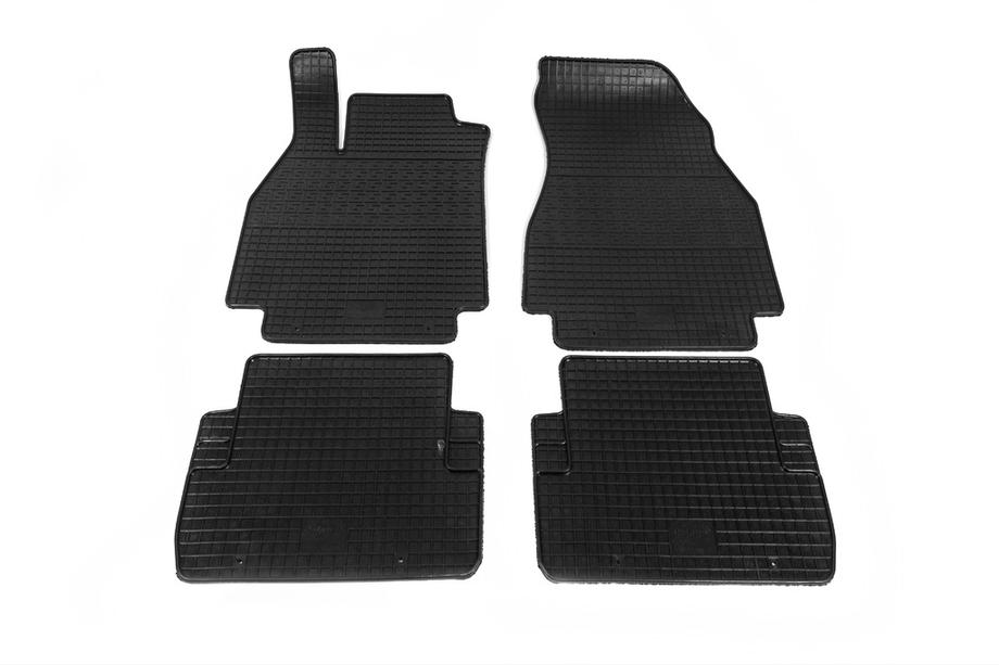Renault Megane II 2004-2009 гг. Резиновые коврики Polytep (4 шт) Image