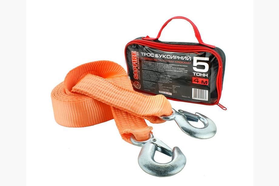 Буксировочный трос 5т 4м Sapfire Image Буксировочный трос 5т 4м Sapfire Image