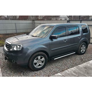 Ветровики на окна (4 шт, HIC) Honda Pilot 2008-2015 гг. фото 1