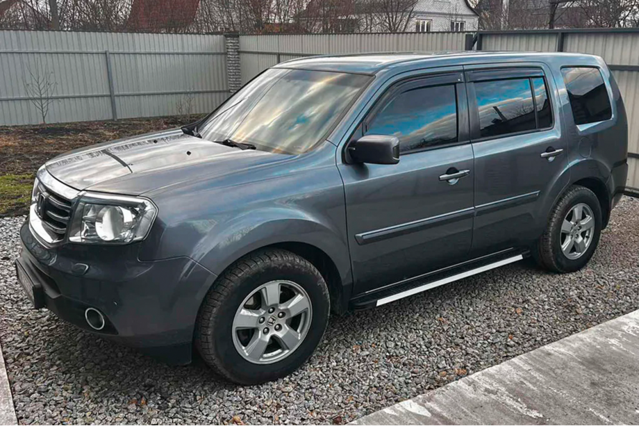 Honda Pilot 2008-2015 гг. Ветровики на окна (4 шт, HIC) Image