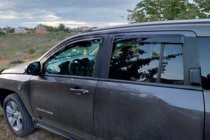 Jeep Compass 2006-2016 гг. Ветровики на окна (4 шт, HIC) фото 2