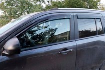 Jeep Compass 2006-2016 гг. Ветровики на окна (4 шт, HIC) фото 1