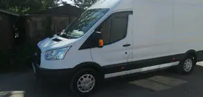 Ford Transit 2014- гг. Ветровики на окна (2 шт., Sunplex Sport) фото 2