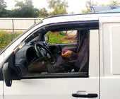 Mercedes Vito W638 1996-2003 гг. Ветровики на окна (2 шт., Sunplex Sport) фото 2