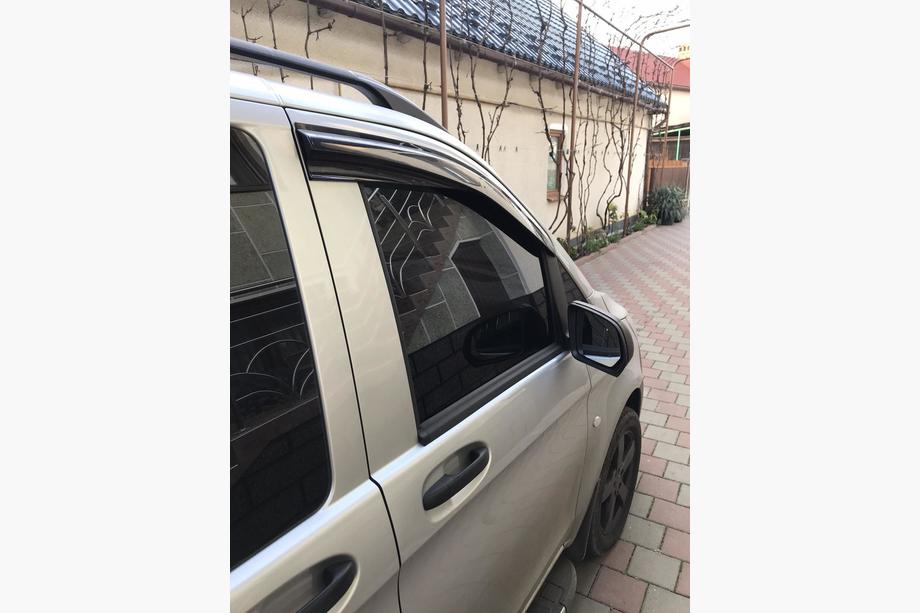 Mercedes Vito/V-class W447 2014- гг. Ветровики на окна (2 шт., Sunplex Sport) Фото 6