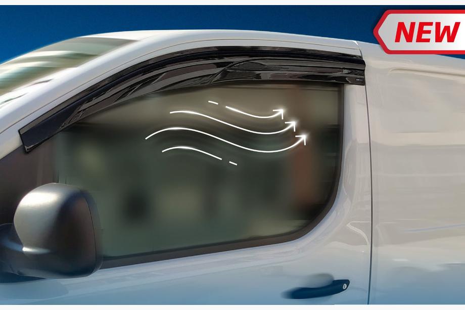 Peugeot Traveller 2017- гг. Ветровики на окна (2 шт., Sunplex Sport) Фото 7