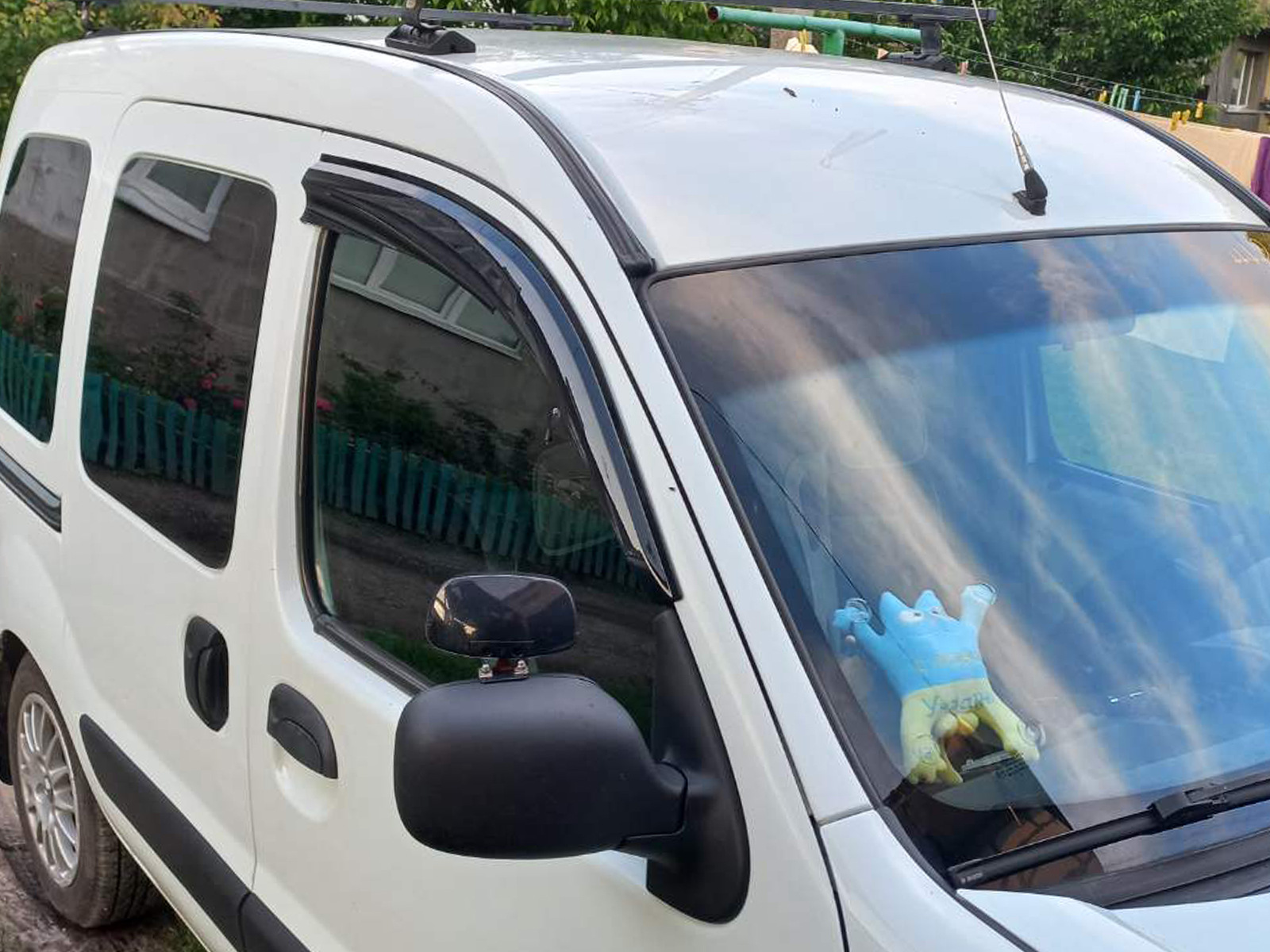 Вітровики (2 шт., Sunplex Sport) для Renault Kangoo 1998-2008 рр - фото 5