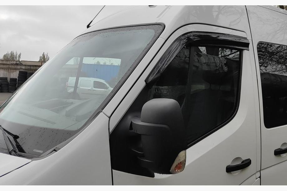 Nissan NV400 2010-2024 гг. Ветровики на окна (2 шт., Sunplex Sport) Фото 3