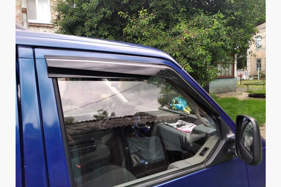 Volkswagen T4 Transporter 1990-2003 гг. Ветровики на окна (2 шт., Sunplex Sport) Фото 12