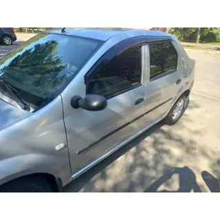 Ветровики на окна (4 шт., Sunplex Sport) Renault Logan I 2008-2013 гг. фото 1