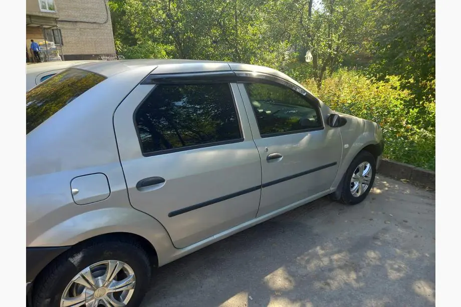 Renault Logan I 2008-2013 гг. Ветровики на окна (4 шт., Sunplex Sport) Фото 4
