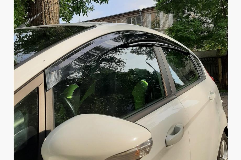 Ford Fiesta 2008-2017 гг. Ветровики на окна (4 шт., Sunplex Sport) Фото 9