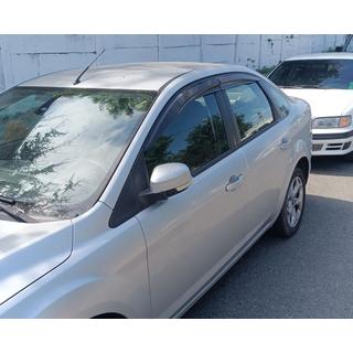 Ford Focus II 2008-2011 гг. Ветровики SD/HB (4 шт, Sunplex Sport)