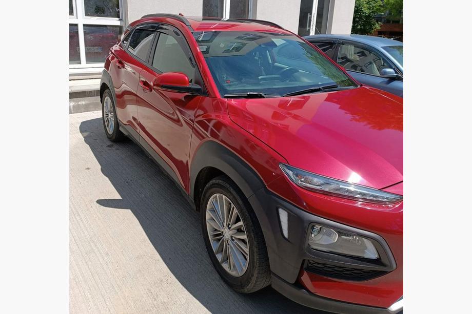 Hyundai Kona 2017-2023 гг. Ветровики на окна (4 шт., Sunplex Sport) Фото 12