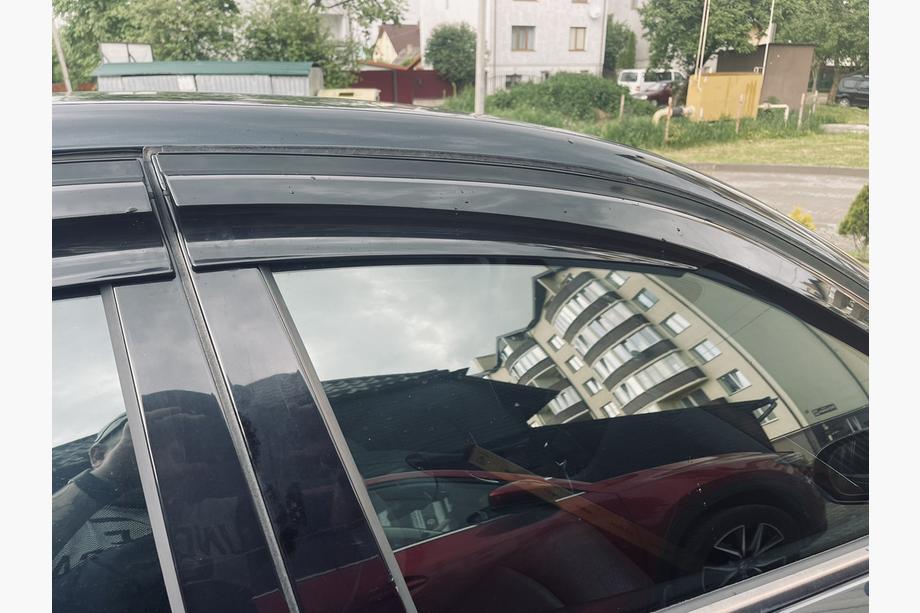 Mercedes E-class W211 2002-2009 гг. Ветровики SD (4 шт., Sunplex Sport) Фото 4