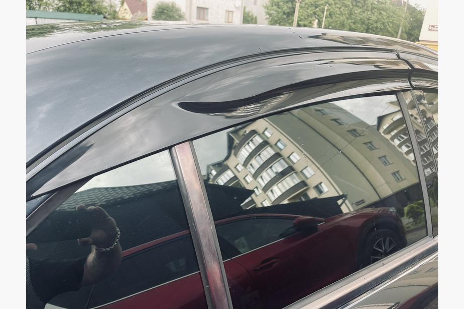 Mercedes E-class W211 2002-2009 гг. Ветровики SD (4 шт., Sunplex Sport) Фото 5