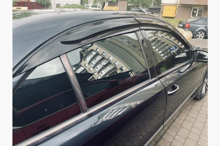 Mercedes E-class W211 2002-2009 гг. Ветровики SD (4 шт., Sunplex Sport) Фото 2