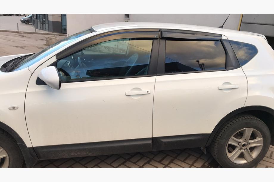 Nissan Qashqai 2007-2010 гг. Ветровики на окна (4 шт., Sunplex Sport) Фото 1