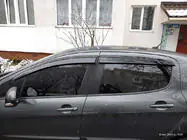 Peugeot 308 2007-2013 гг. Ветровики HB (4 шт., Sunplex Sport) фото 2