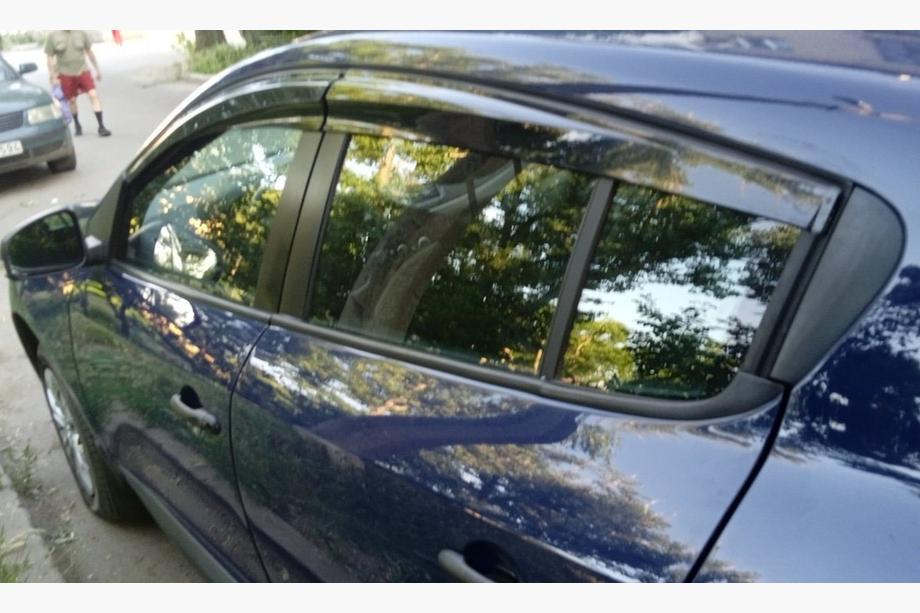Renault Megane III 2009-2016 гг. Ветровики HB (4 шт., Sunplex Sport) Фото 7
