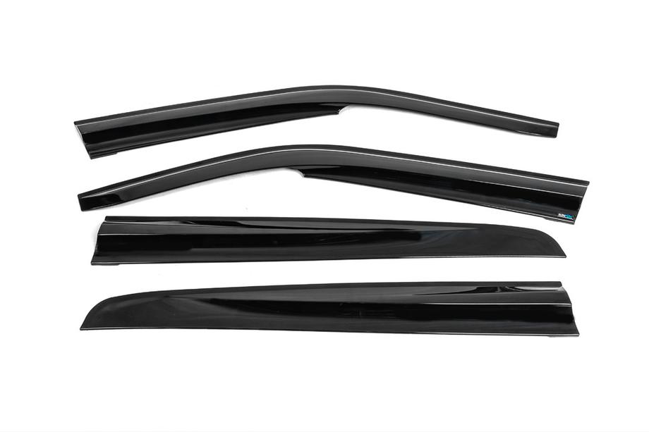Renault Symbol 1999-2008 гг. Ветровики на окна (4 шт., Sunplex Sport) Фото 2