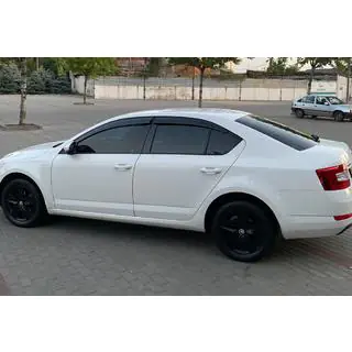Ветровики Liftback (4 шт., Sunplex Sport) Skoda Octavia III A7 2013-2019 гг. фото 2