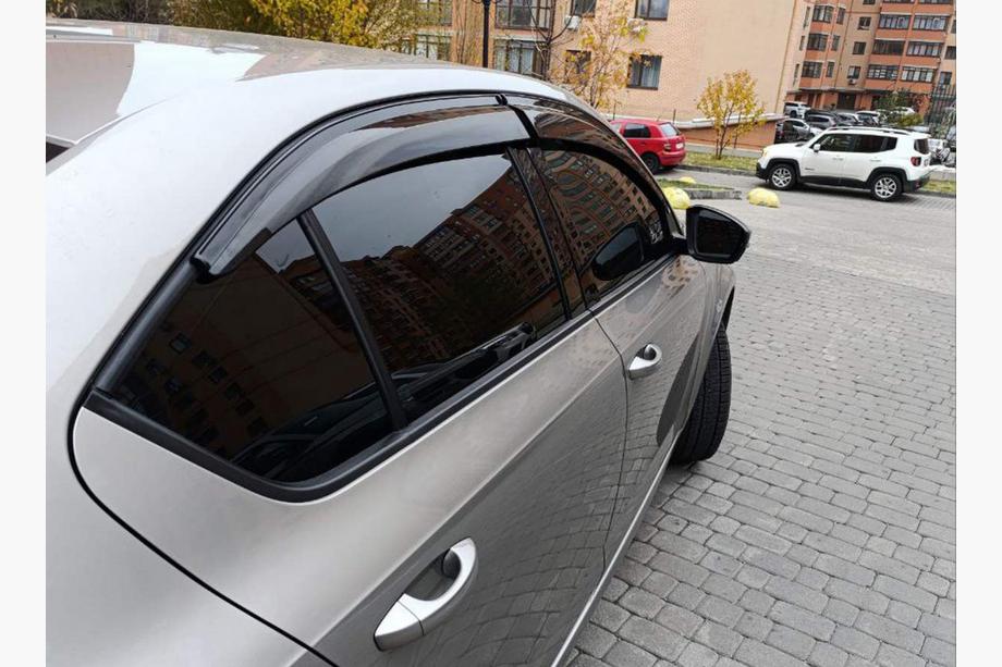 Skoda Octavia III A7 2013-2019 гг. Ветровики Liftback (4 шт., Sunplex Sport) Фото 4
