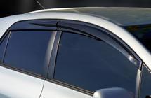 Toyota Auris 2007-2012 гг. Ветровики на окна (4 шт., Sunplex Sport) фото 1