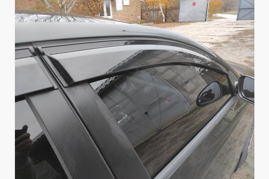 Volkswagen Passat B6 2006-2012 гг. Ветровики SD (4 шт., Sunplex Sport) Фото 5