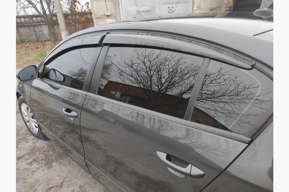 Volkswagen Passat B6 2006-2012 гг. Ветровики SD (4 шт., Sunplex Sport) Фото 6