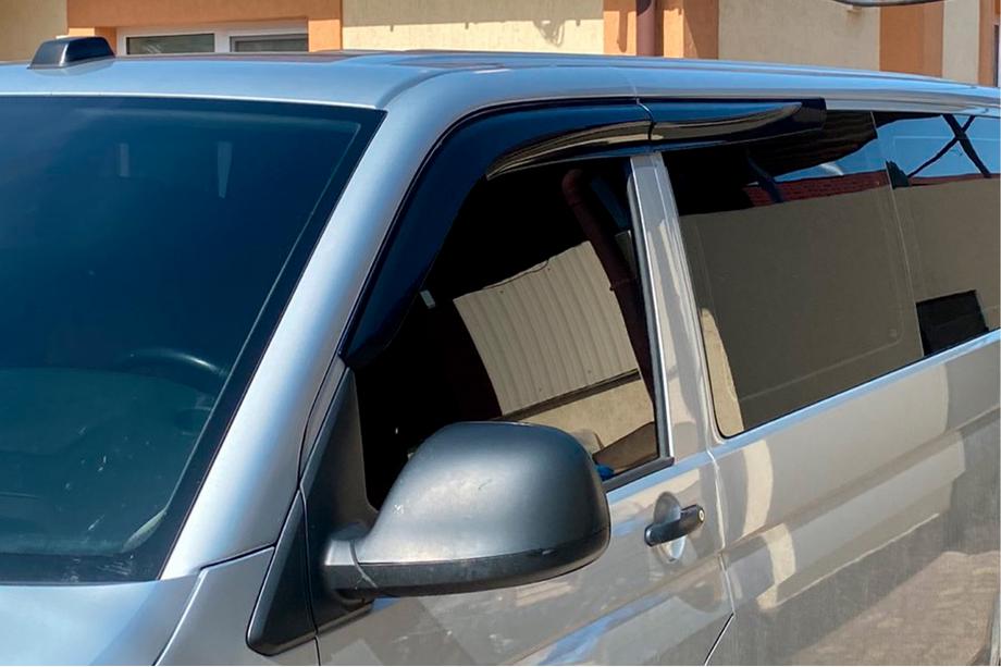 Volkswagen T6 2015-2024 гг. Ветровики на окна (4 шт., Sunplex Sport) Фото 15