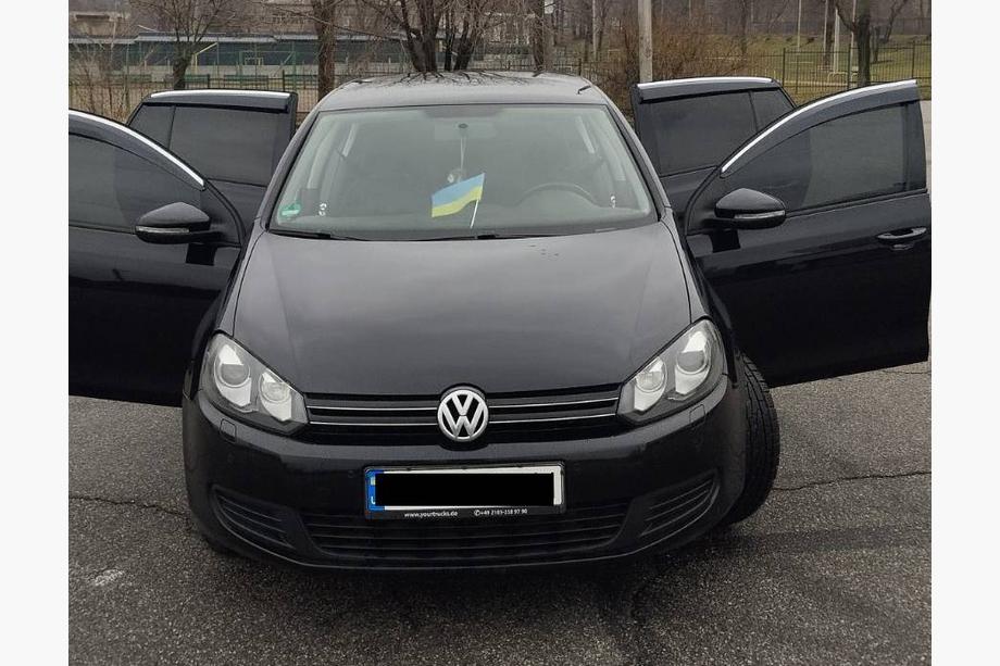 Volkswagen Golf 5 2003-2009 гг. Ветровики с хромированным молдингом (4 шт., Sunplex Chrome) Фото 12