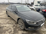 Volkswagen Passat B8 2015-2023 гг. Ветровики с хромированным молдингом SD (4 шт., Sunplex Chrome) фото 2