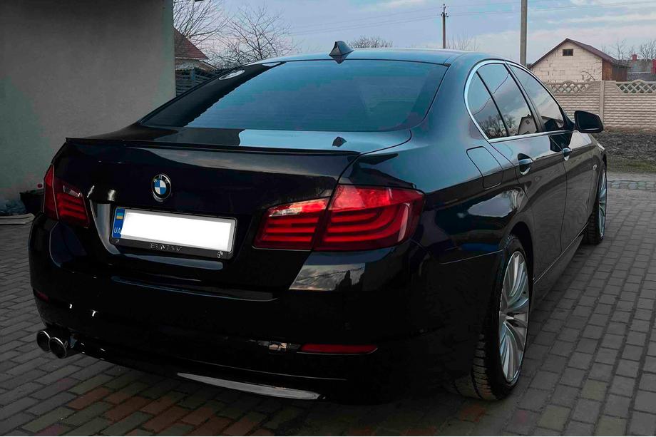 BMW 5 серия F10/F11 2010–2016 гг. Спойлер Lip Sunplex (для F10, черный) Фото 5
