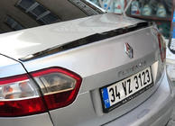 Renault Fluence 2009-2016 гг. Спойлер LIP (Sunplex, черный) (125,4см x 7,2см) фото 6