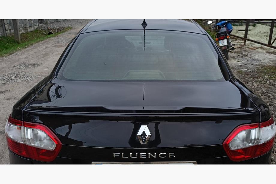 Renault Fluence 2009-2016 гг. Спойлер LIP (Sunplex, черный) (125,4см x 7,2см) Image