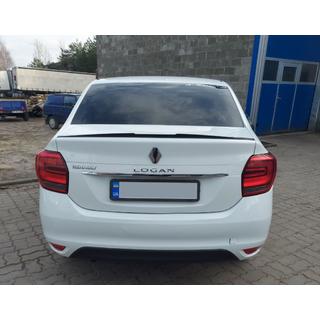 Renault Logan III 2013- гг. Спойлер LIP (Sunplex, черный) (118,5см *5,5см)
